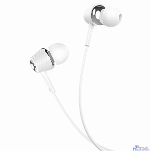HOCO M70/ Наушники + микрофон/ Кнопка ответа/ 1.2м/ 3.5 mm jack/ White