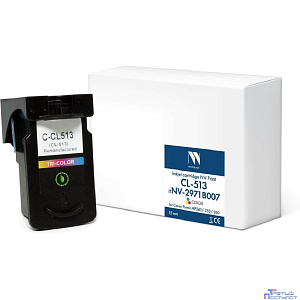 Струйный картридж NVP CL-513 (NV-2971B007) Color для Canon Pixma MP240/250/260 (15 мл) совместимый