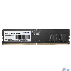 Память DDR5 8GB 5600MHz Patriot PSD58G560081 Signature Line RTL PC5-44800 CL46 DIMM 288-pin 1.1В single rank Ret