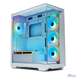 XASTRA Корпус Q600 6ARGB-C10-WH White ATX/Aquarium/Screewless/6x120mm ARGB PWM FM fans/Argb+PWM HUB 10port/ Q600-6FM12A-C10-WH