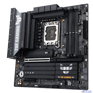 ASUS TUF GAMING B860M-PLUS WIFI (Socket 1851, ATX, 4xDDR5(256GB), DP/HDMI, 1xPCIe 5.0x16/1xPCIe 4.0x16/1xPCIe 4.0x1, 1xLAN(2.5GbE), Wi-Fi7, BT, 4xSATA 6Gb/s, 3xM.2, 1xType-C, 5xUSB 3.2, 2xUSB 2.0)