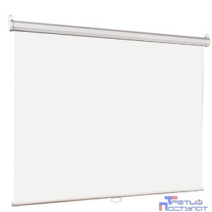 Lumien Eco Picture [LEP-100107] Настенный экран  153х153см (рабочая область 147х147 см) Matte White восьмигранный корпус, возможность потолочн./настенного крепления, уровень в комплекте, 1:1 (треуголь