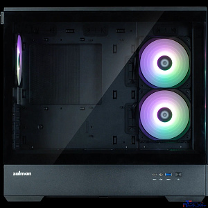 Корпус для ПК Zalman P30 Black V2 mATX Mini Tower PC Case, ARGB Fanx3