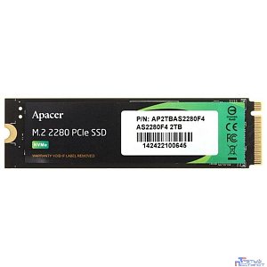 Твердотельный накопитель SSD Apacer M.2 2280 2TB AS2280F4 Client SSD AP2TBAS2280F4-1 Standard(Single)