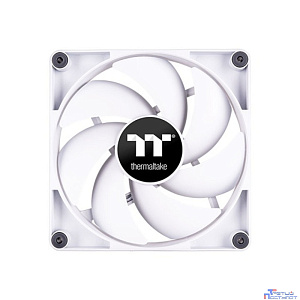 Кулер для компьютерного корпуса, Thermaltake, CT120 PC Cooling Fan White, CL-F151-PL12WT-A, 120мм вентилятор, 500-2000об.мин, 4pin PWM, 57.05CFM, 25.8 dB(A), 120x120x25мм, Белый