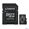 Micro SecureDigital 128GB Kingston Canvas Select Plus Gen3 150MB/s A1, с адаптером