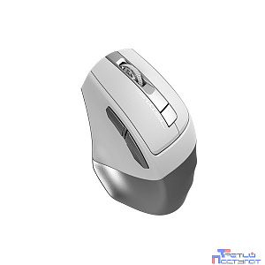 Мышь A4 Fstyler FB35 белый/серый оптическая (2000dpi) беспроводная BT/Radio USB (6but) {1379900}
