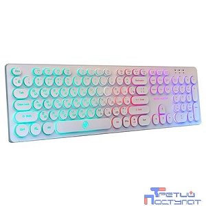 Dialog Gan-Kata Клавиатура KGK-16U WHITE - игровая с RGB-подсветкой, USB, белая