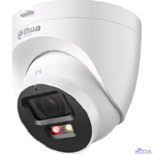 DAHUA DH-IPC-HDW2249TP-S-PV-0360B Уличная турельная IP-видеокамера SmartDualLight 2Мп, 1/2.8” CMOS, объектив 3.6мм, видеоаналитика, микрофон+динамик, ИК 30м, LED 30м, IP67, металл