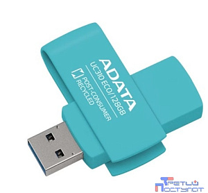 A-DATA Flash Drive 128GB <UC310E-128G-RGN> UC310E, USB 3.2, зеленый