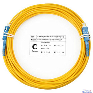 Cabeus FOP(s)-9-SC-SC-20m Шнур оптический simplex SC-SC 9/125 sm 20м LSZH