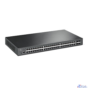 TP-Link SG3452X Управляемый коммутатор JetStream уровня 2+ с 48 гигабитными портами RJ45 и 4 портами SFP+