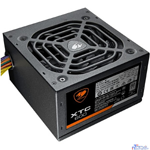 Cougar XTC 600 Блок питания Cougar XTC 600 (Разъем PCIe-2шт,ATX v2.31, 600W, Active PFC, 120mm Fan, Power cord, 80 Plus, Japanese standby capacitors) [XTC600] BULK