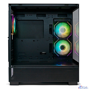 XASTRA Корпус Q500 3ARGB-C10 Black E-ATX/Aquarium/Screewless/ 3x120mm ARGB PWM FM fans/Argb+PWM HUB 10port/ Q500-3FM12A-C10