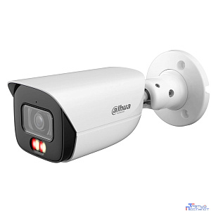 DAHUA DH-IPC-HFW3249EP-S-IL-0280B Уличная цилиндрическая IP-видеокамера 2Мп, 1/2.9” CMOS, объектив 2.8мм, видеоаналитика, микрофон, ИК 50м, LED 50м, IP67, металл