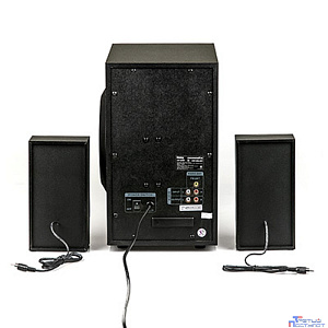 Dialog Progressive AP-240B BLACK - акустические колонки 2.1, 50W+2*10W RMS, Bluetooth, USB+SD reader