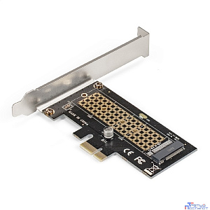 Exegate EX296205RUS Переходник ExeGate EXE-597 (M.2 M key -> PCI-E x1 v2.0, для установки SSD M.2 M key в слот PCI-E)