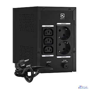 Exegate EX292798RUS ИБП ExeGate SpecialPro UNB-1500.LED.AVR.2SH.3C13.USB <1500VA/950W, LED, AVR, 2*Schuko+3*C13,USB,съемн.кабель, металлический корпус, Black>