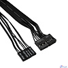 Exegate EX261449RUS Корпус Miditower CP-601 Black, ATX, <CP400W, 80mm>, 2*USB, Audio