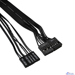 Exegate EX261449RUS Корпус Miditower CP-601 Black, ATX, <CP400W, 80mm>, 2*USB, Audio