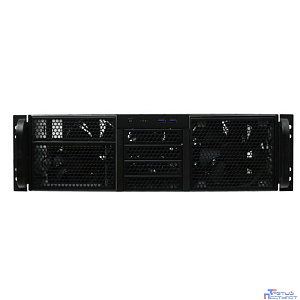Procase RE306-D1H11-FE8-65 Корпус 3U server case,1x5.25+11HDD,черный,без блока питания(2U,2U-redundant),глубина 650мм,MB EATX 12"x13",8slot,панель вентиляторов 3*120x25 PWM
