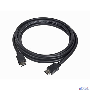Кабель HDMI Cablexpert 19M/19M, v2.0, медь, позол.контакты, экран, 20м, черный, пакет [CC-HDMI4-20M]