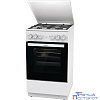 Плита Комбинированная Gorenje GK5A42WF-B белый (металлическая крышка) реш.чугун
