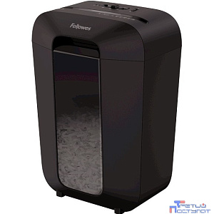 Fellowes Шредер PowerShred LX70 FS-44075(01), черный {DIN P-4, 4х37мм, 11 лст., 18 лтр., уничт.: скрепки,скобы,карты}