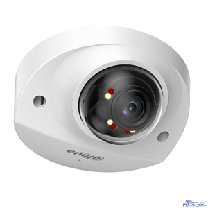 DAHUA DH-IPC-HDBW2249FP-AS-IL-0280B Уличная мини-купольная IP-видеокамера SmartDualLight 2Мп, 1/2.8” CMOS, объектив 2.8мм, видеоаналитика, микрофон, ИК 30м, LED 30м, IP67, IK10, металл
