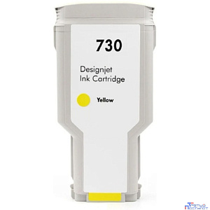 Струйный картридж NV Print 730 (NV-P2V70A) Yellow для HP DesignJet T1700, T1600, T2600 (300 мл)