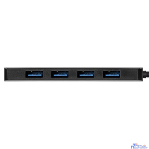 Exegate EX293980RUS USB-Хаб (концентратор) ExeGate DUB-4P/1 (кабель-адаптер USB3.0 --> 4xUSB3.0, Plug&Play, черный)