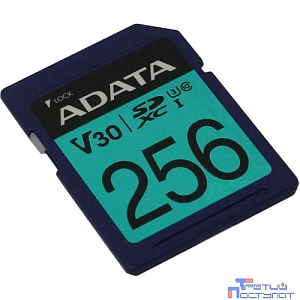 SecureDigital 256GB A-DATA Premier Pro SDXC Class 10 UHS-I U3 V30S 95/60 MB/s
