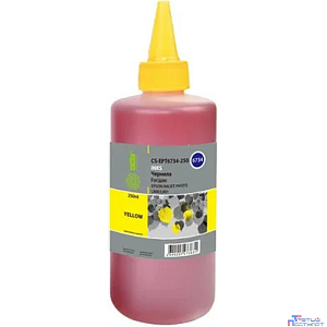 CACTUS Чернила CS-EPT6734-250 желтый 250мл для Epson L800/L810/L850/L1800