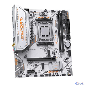 MAXSUN MS-eSport B850M WIFI ICE (Socket AM5, mATX, 2*DDR5(96Gb), DP/HDMI,  2*SATA3, 2*M.2,  1*PCIEx16/1*PCIEx1, 2*USB2.0, 4*USB 3.0, Bluetooth,  Wi-Fi 802.11ax, RTL)