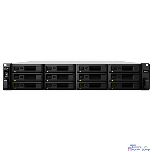 Synology RS3621RPxs Сетевое хранилище 6C2,2 ГГц / 8 ГБ (64) / RAID0,1,10,5,6 / жесткие диски до 12HP SATA  до 36 с 2xRX1217 (RP) / 2xUSB / 4xGE / 2xPCIe / iSCSI / 2xIPcam (до 75) / 2xRPS