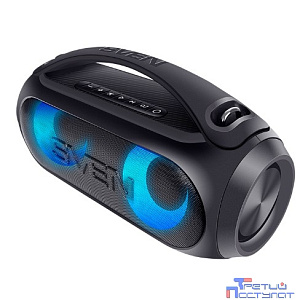 SVEN PS-380, черный (40 Вт, Waterproof (IPx5), TWS, Bluetooth, FM, USB, 3000мА*ч)