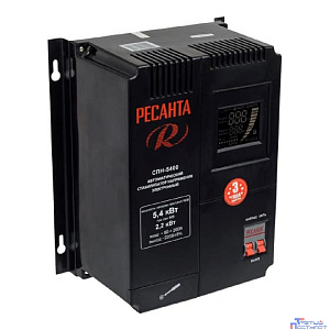 Ресанта СПН-5400 63/6/26 Стабилизатор {Настенный , 220В±8%, Габариты 260х155х310, Вес 9,3 кг}