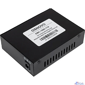 OMC-1000-11X Медиаконвертер Gigabit Ethernet 1xRJ45, 1xSFP.