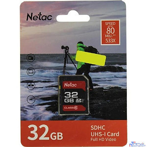 SecureDigital 32GB Netac Class 10 UHS-I P600 (NT02P600STN-032G-R)