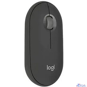 Мышь Logitech Pebble 2 M350S графитовый оптическая (4000dpi) silent беспроводная BT USB для ноутбука (2but)