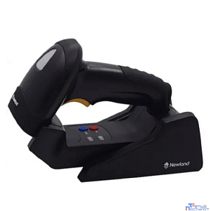 Newland Сканер штрих-кодов/ HR32 Marlin BT, 2D CMOS Wireless Bluetooth Handheld Reader, Mega Pixel (black surface) with Stand/Docking Station, USB cable and multi plug adapter [NLS-HR3280-BT-C(U)]