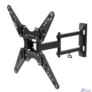 Kromax OPTIMA-414 черный 20"-55" макс.30кг настенный поворотно-выдвижной и наклонный