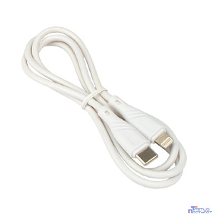 Cablexpert Кабель USB2.0 Lightning/Type-C, 2.1А, 20Вт, PD, медь, Mobile1, 1м, белый, коробка (CCB-USB2-CMAPO1-1MW)