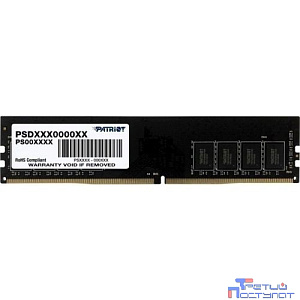 Память DDR4 32Gb 2666MHz Patriot PSD432G26662 RTL PC4-21300 CL19 DIMM 288-pin 1.2В dual rank