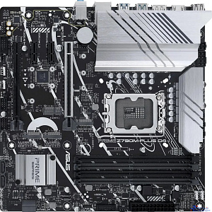 ASUS PRIME Z790M-PLUS D4 RTL {LGA1700, Z790, 4*DDR4, HDMI+DVI+DP, CrossFireX, SATA3 + RAID, Audio, Gb LAN, USB 3.2, USB 2.0, COM*1 header (w/o cable), mATX}