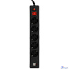 Гарнизон Сетевой фильтр для ИБП ECL-5-U2-B-1.8 5р, 10А, 2xUSB, 1.8м, ур.защиты 4, черный, пакет (22437)