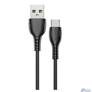 BOROFONE BX51/ USB кабель Type-C/ 1m/ 3A/ Black