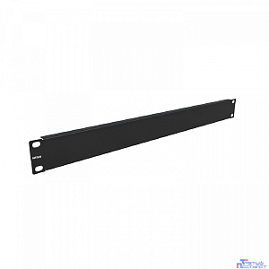 NTSS Панель 1U заглушка NTSS, крепление 19 1U, черный RAL 9005 NTSS-FUB-1U-BL