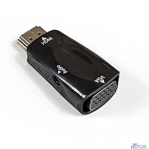 Exegate EX284927RUS Переходник HDMI-VGA ExeGate EX-HDMIM-VGAF-C (19M/15F)