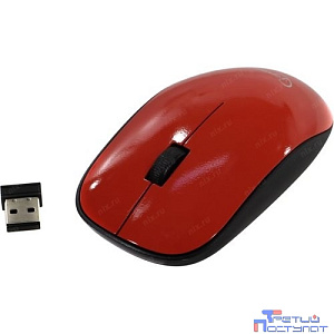 Gembird MUSW-111-CRL {Мышь беспроводная, коралловый, 2кн.+колесо-кнопка, 1200DPI, 2.4ГГц}